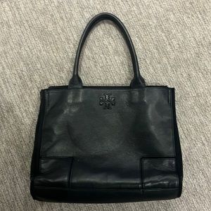 Tory burch Ella canvas leather tote